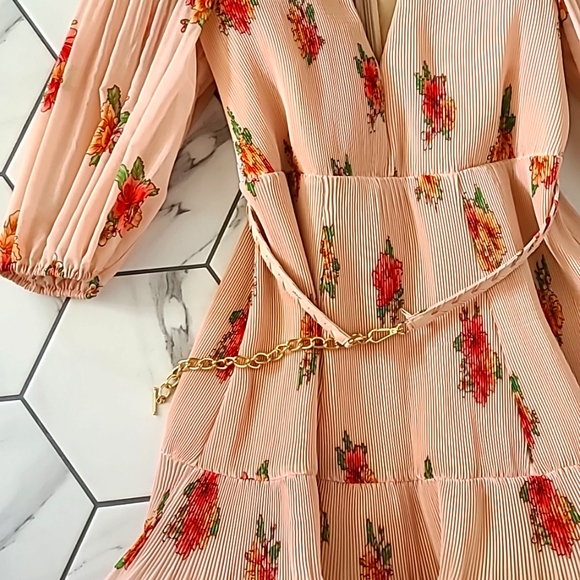 Belted zimmermann mini dress - Picture 4 of 5